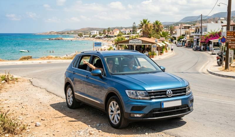 Driving in Georgioupolis and Crete